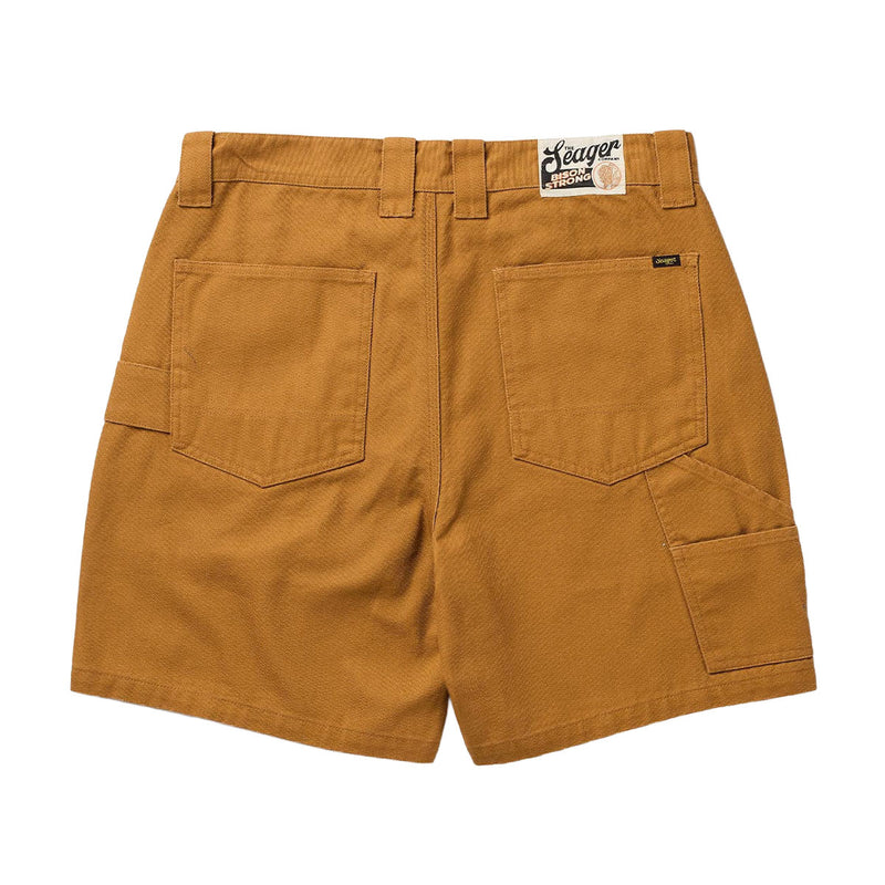 Seager Bison Canvas Shorts - Bronze