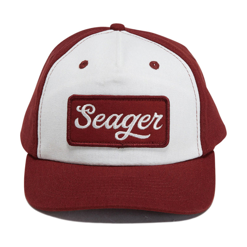 Seager Uncle Bill Snapback Hat - Red/White