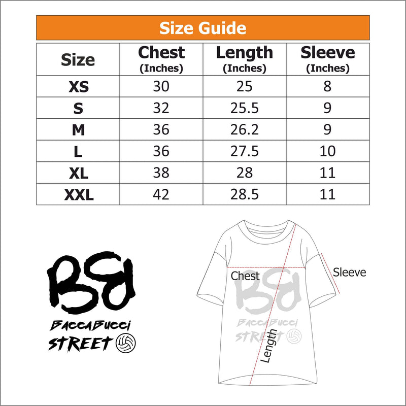 Oversized Tshirt Size Chart