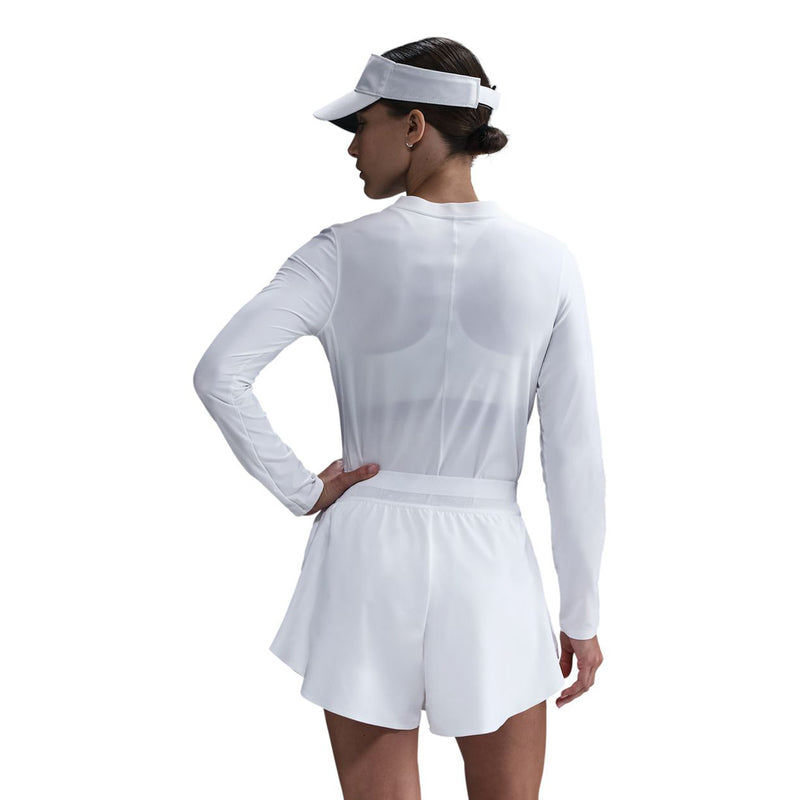 Women's Court Advantage Dri-FIT-Mid Layer Tennis Top in White/White