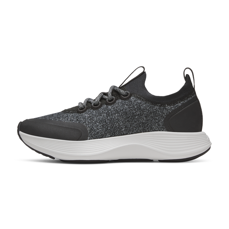 Women's Wool Strider - Dark Grey (Light Grey Sole)