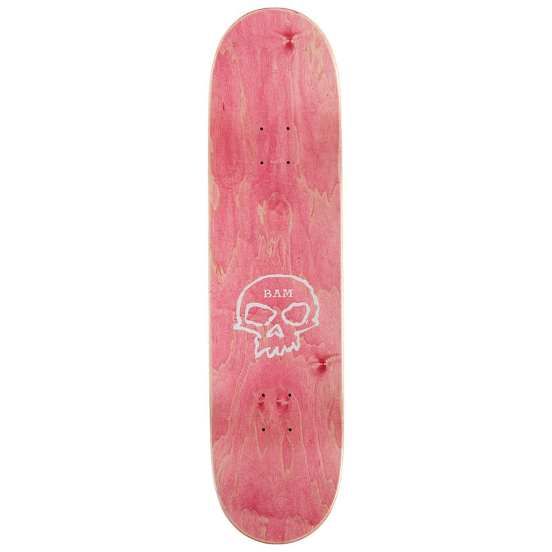 Zero x Bam Strigoi Skull Skateboard Deck - 8.25"