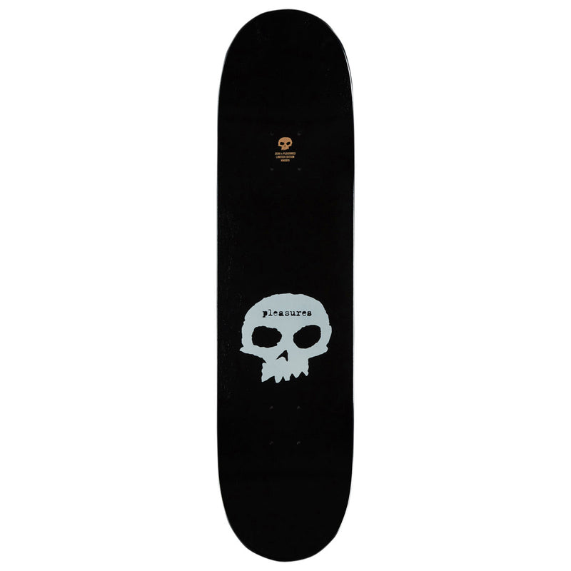 Zero x Pleasures Skulls Skateboard Deck - 8.50"